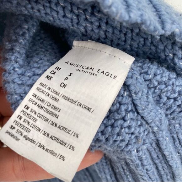 American Eagle sweater Multi Stripe Pullover Sweater Women's Size Medium - Picture 6 of 6